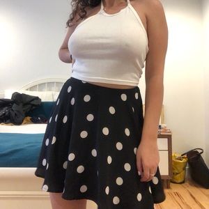 Polka dot skirt